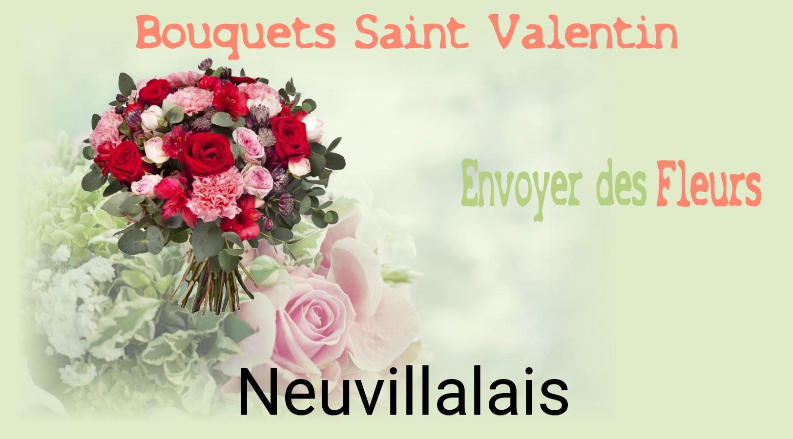 Roses de Saint-Valentin livrées à Neuvillalais